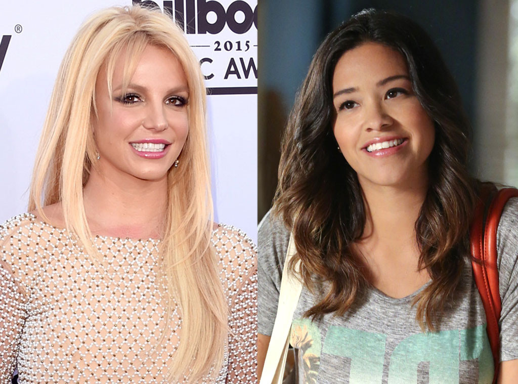 Britney Spears, Jane The Virgin, Gina Rodriguez Britney Spears, Jane The Virgin, Gina Rodriguez